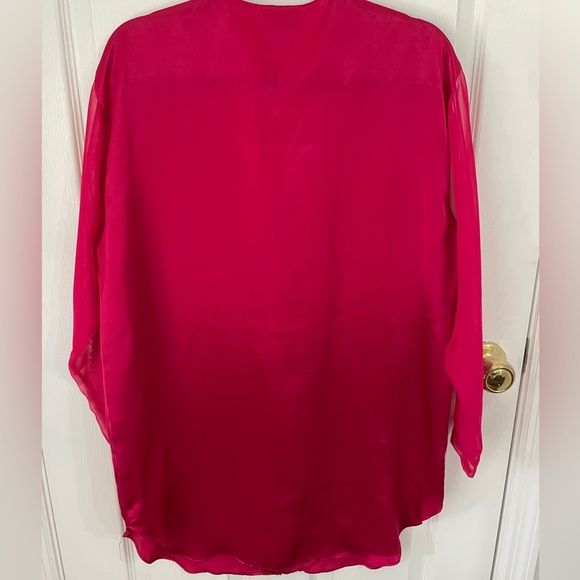 Victoria’s Secret Gold Label Long Button Down Night Shirt - Picture 6 of 9